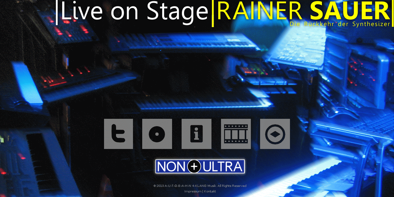 NON+ULTRA Live on Stage RAINER SAUER
